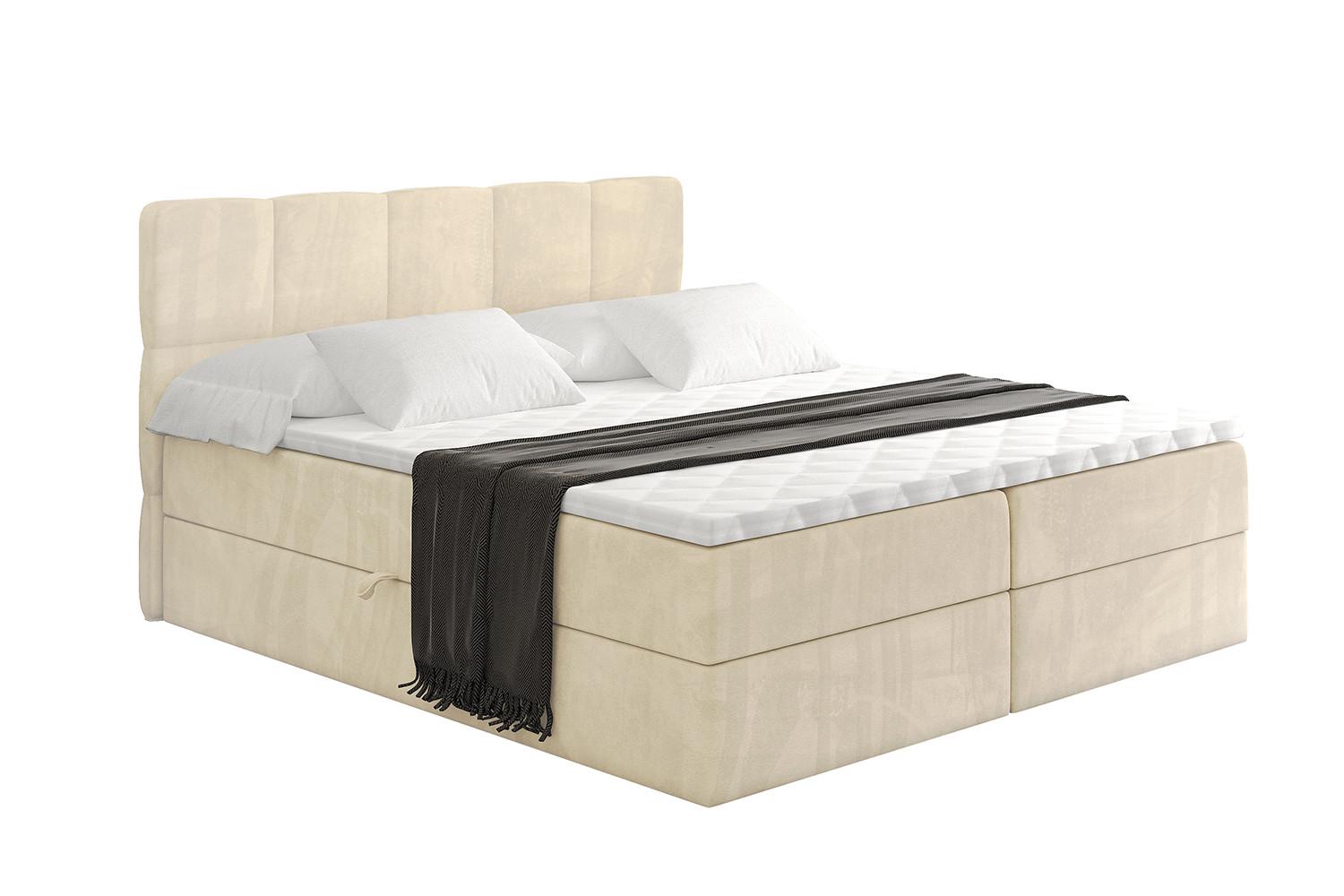 wohnli-moebel-suche-800001811043 Wohnli Möbelsuche - BOXBETT mit Matratze H4 und Lattenrost - LIRO - 120x200 - Beige Monolith