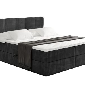 wohnli-moebel-suche-800001811113 Wohnli Möbelsuche - BOXBETT mit Matratze H4 und Lattenrost - LIRO - 160x200 - Schwarz Casablanca