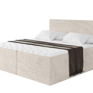 wohnli-moebel-suche-800001811482 Wohnli Möbelsuche - BOXBETT mit Matratze H3 und Lattenrost - TOLO-v1 - 120x200 Cord - Creme