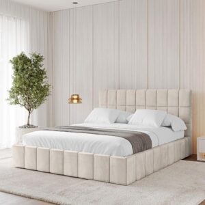 wohnli-moebel-suche-800001813803-1 Bett mit Matratze H3/H4 - AMEA 180x200 Beige