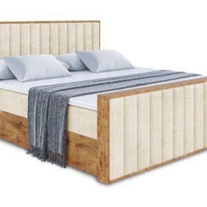 wohnli-moebel-suche-800001814142 Wohnli Möbelsuche - BOXBETT mit Matratze H4 und Lattenrost - LOLLI4-Z - 200x200 - Beige Monolith
