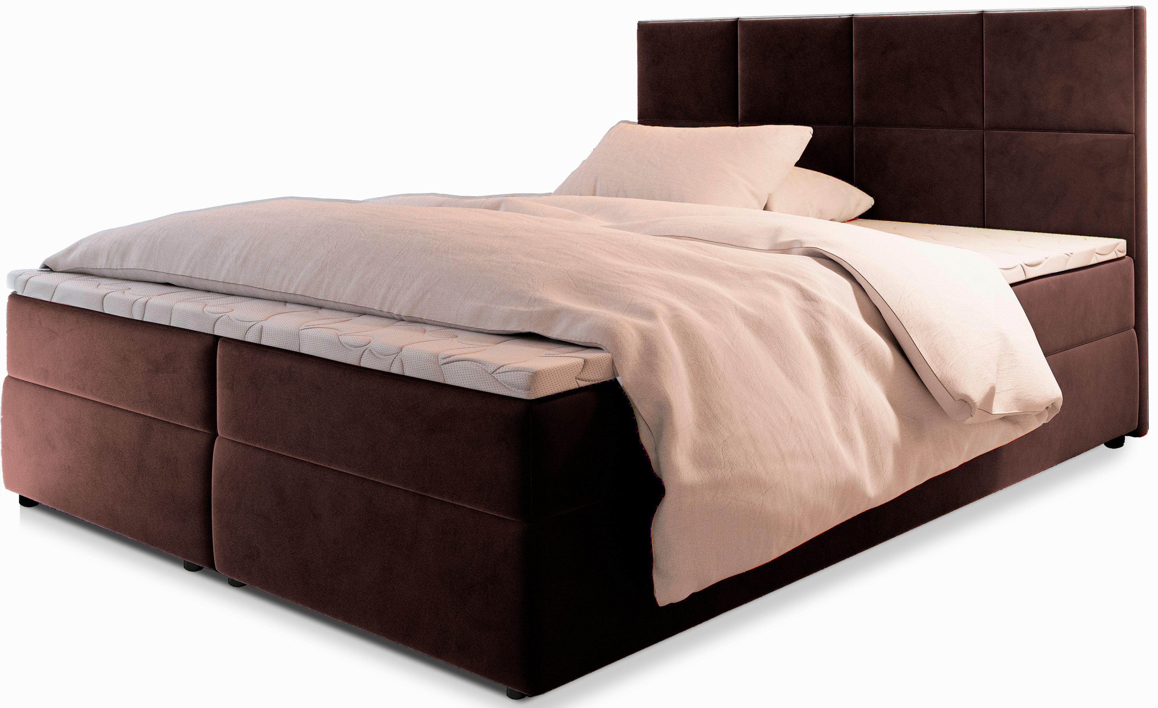 wohnli-moebel-suche-800001819090 Wohnli Möbelsuche - BOXBETT LENA 140x200 cm mit Matratze und Topper - Braun
