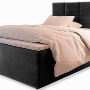 wohnli-moebel-suche-800001819095 Wohnli Möbelsuche - BOXBETT LENA 180x200 cm mit Matratze und Topper - Grau