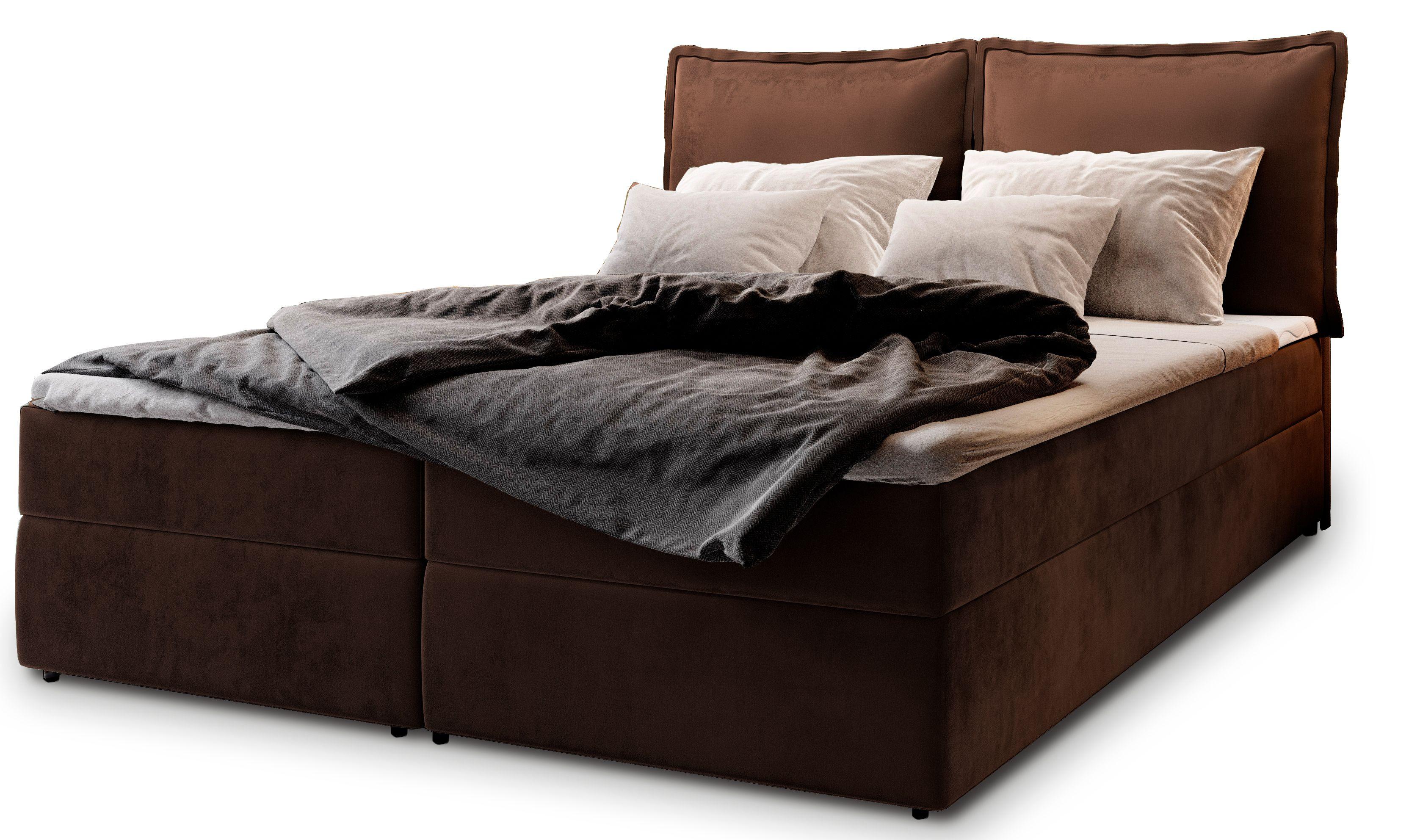 wohnli-moebel-suche-800001819096 Wohnli Möbelsuche - BOXBETT LENTE 180x200 cm mit Matratze und Topper - Braun