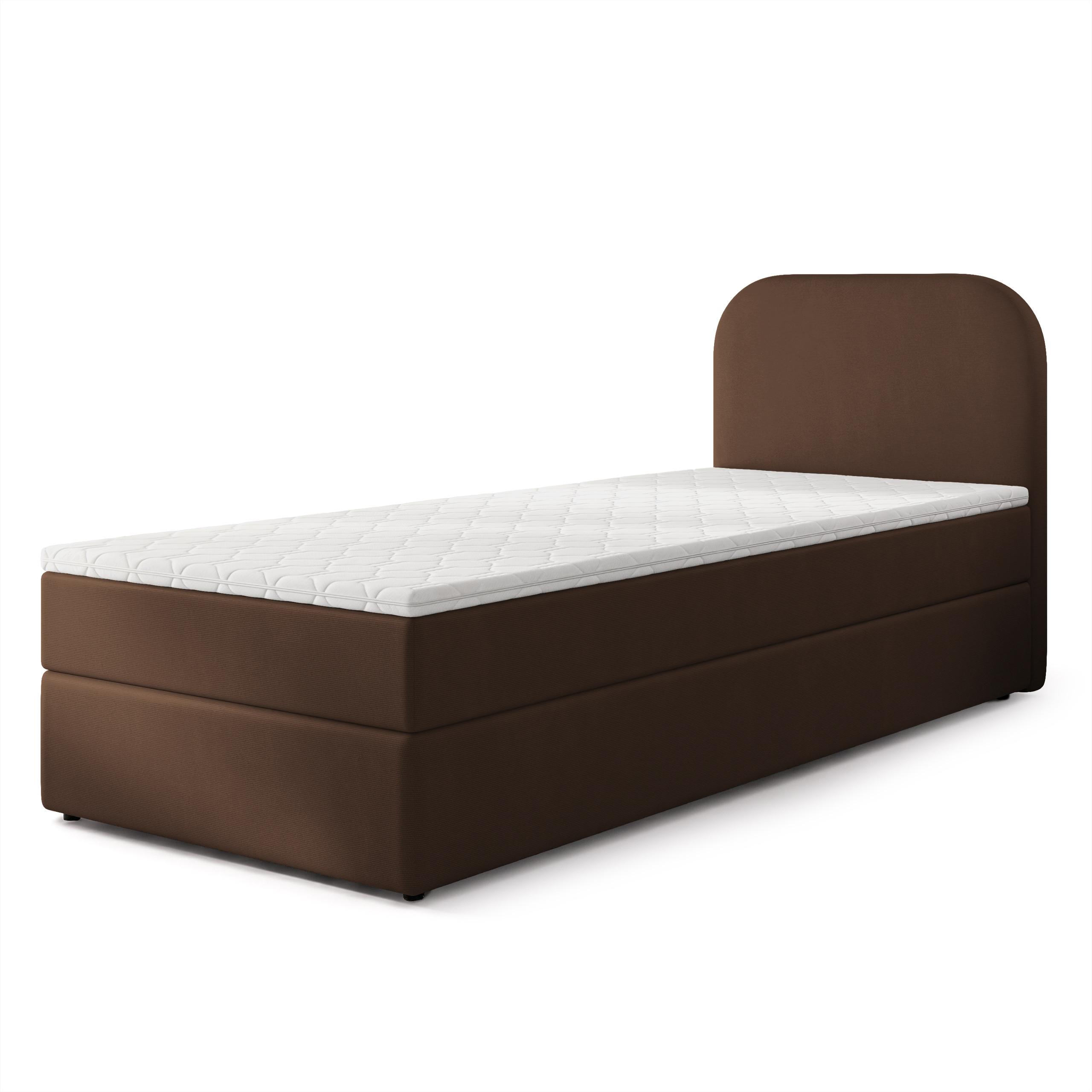 wohnli-moebel-suche-800001819113 Wohnli Möbelsuche - BOXBETT CERIA 100x200 cm mit Matratze und Topper - Braun