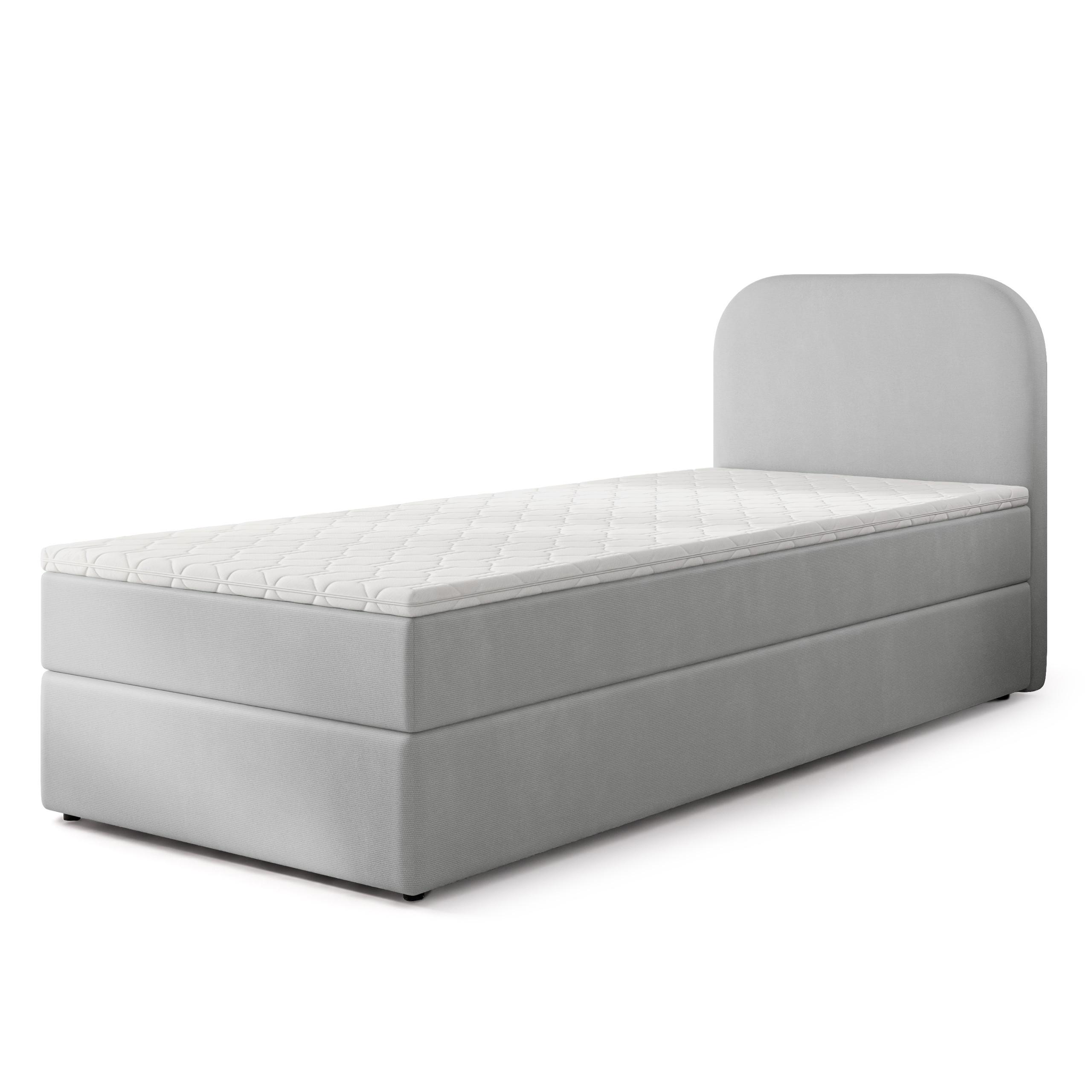 wohnli-moebel-suche-800001819124 Wohnli Möbelsuche - BOXBETT CERIA 100x200 cm mit Matratze und Topper - Hellgrau