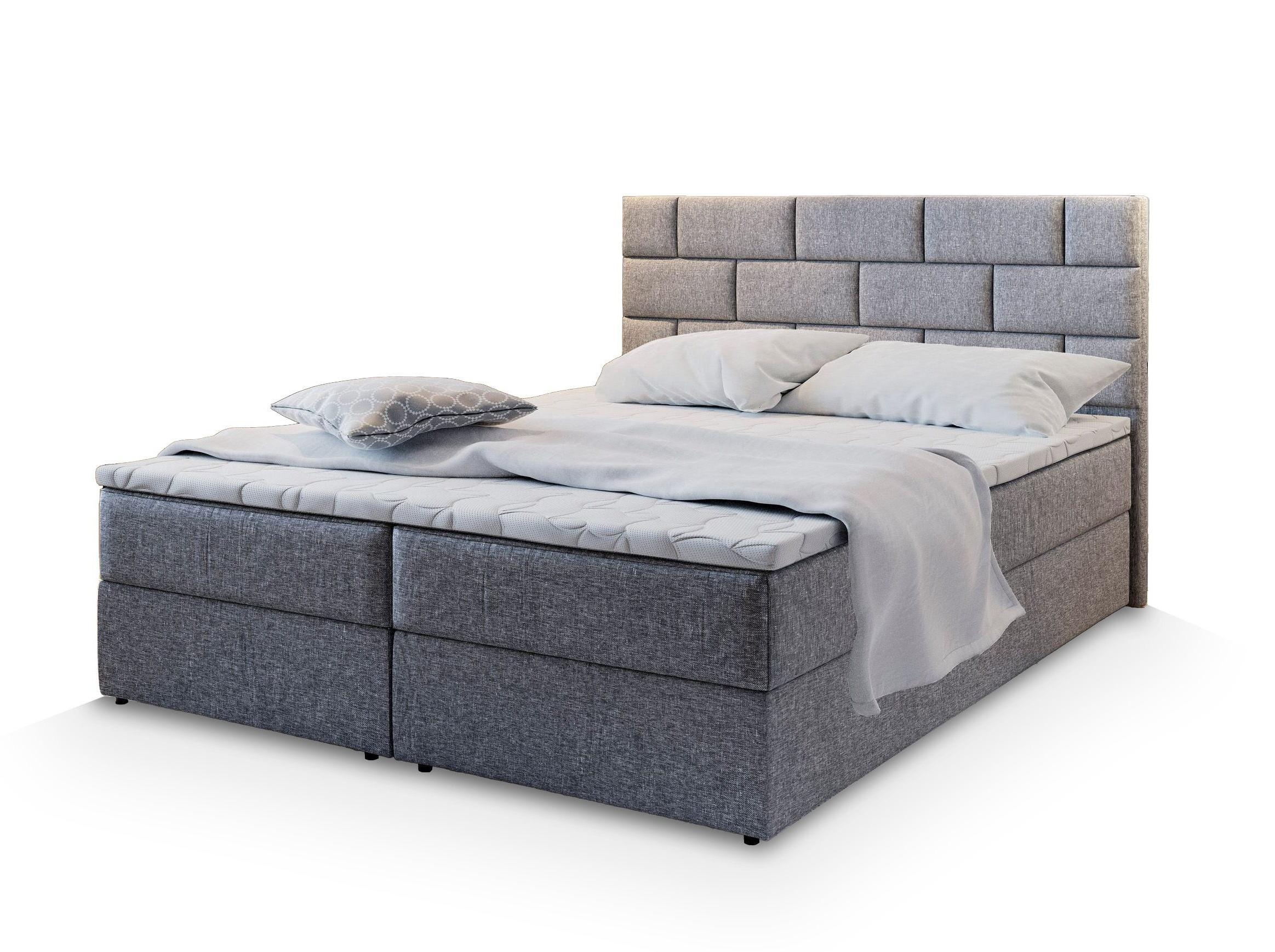 wohnli-moebel-suche-800001819160 Wohnli Möbelsuche - BOXBETT KERLO 140x200 cm mit Matratze und Topper - Hellgrau