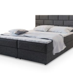 wohnli-moebel-suche-800001819163 Wohnli Möbelsuche - BOXBETT KERLO 180x200 cm mit Matratze und Topper - Grau