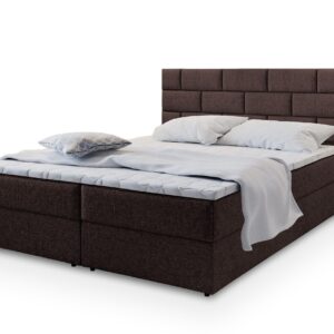 Wohnli Möbelsuche - BOXBETT KERLO 140x200 cm mit Matratze und Topper - Braun