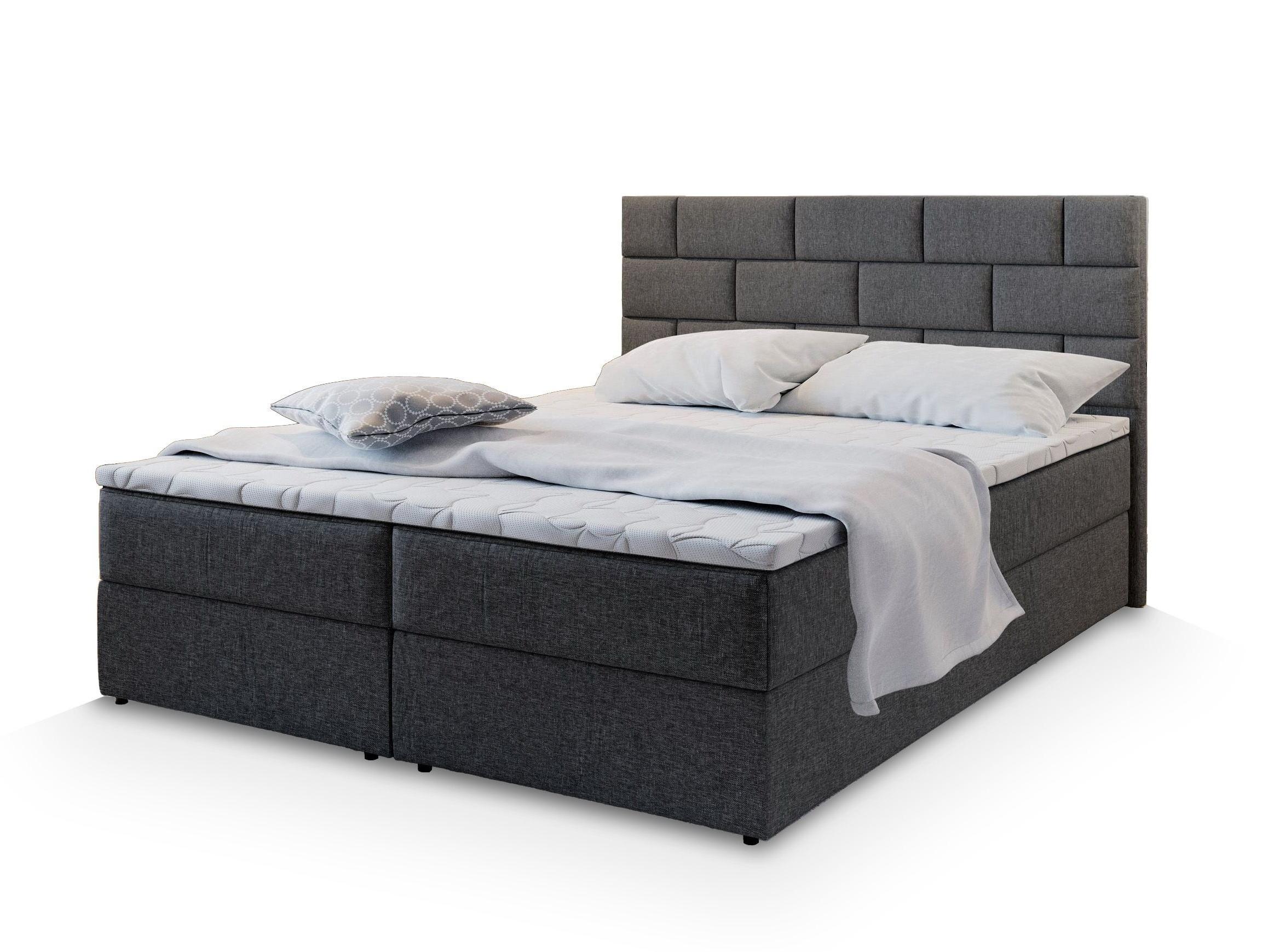 wohnli-moebel-suche-800001819171 Wohnli Möbelsuche - BOXBETT KERLO 160x200 cm mit Matratze und Topper - Grau