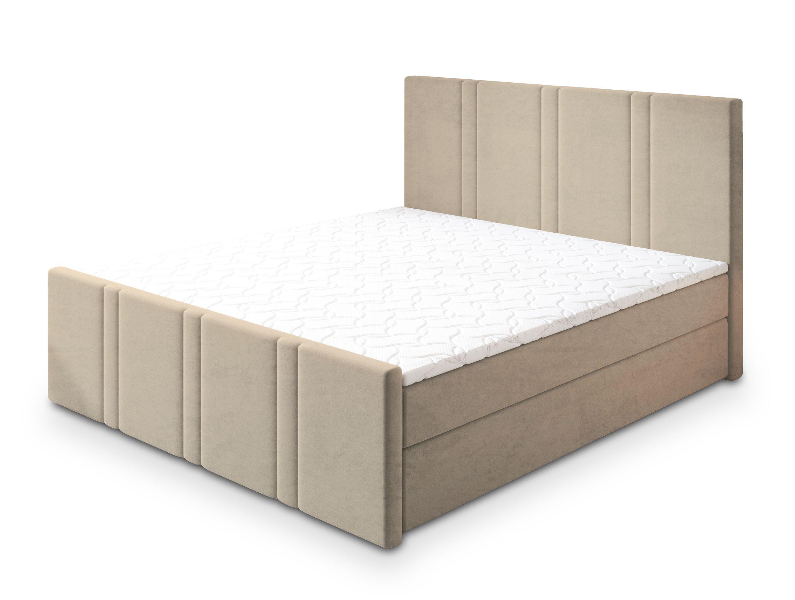 wohnli-moebel-suche-800001819203 Wohnli Möbelsuche - BOXBETT COMOZA 180x200 cm mit Matratze und Topper - Beige