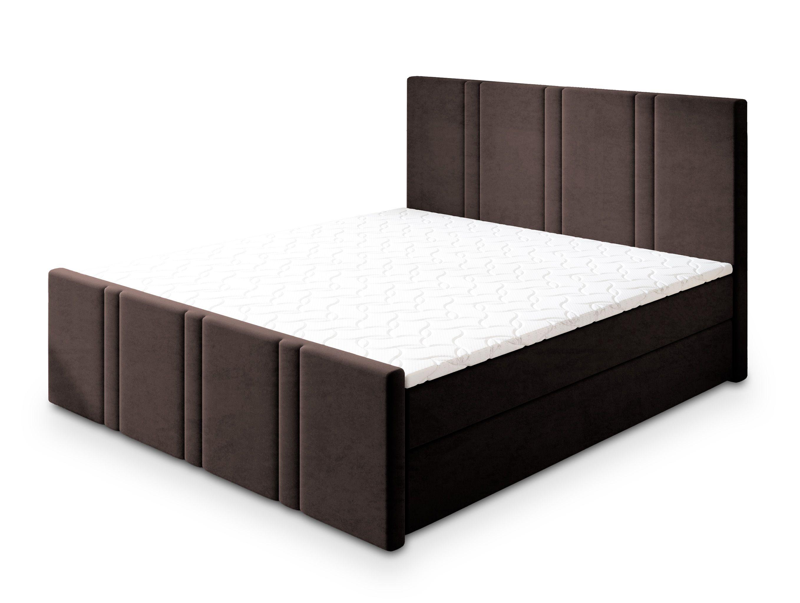 wohnli-moebel-suche-800001819209 Wohnli Möbelsuche - BOXBETT COMOZA 180x200 cm mit Matratze und Topper - Braun
