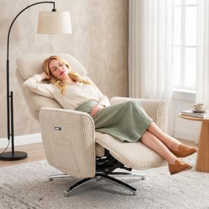 wohnli-moebel-suche-800001820158-1 RELAXSESSEL Polyester Cremeweiß Textil HOMCOM Möbel > Sessel > Relaxsessel Weiß