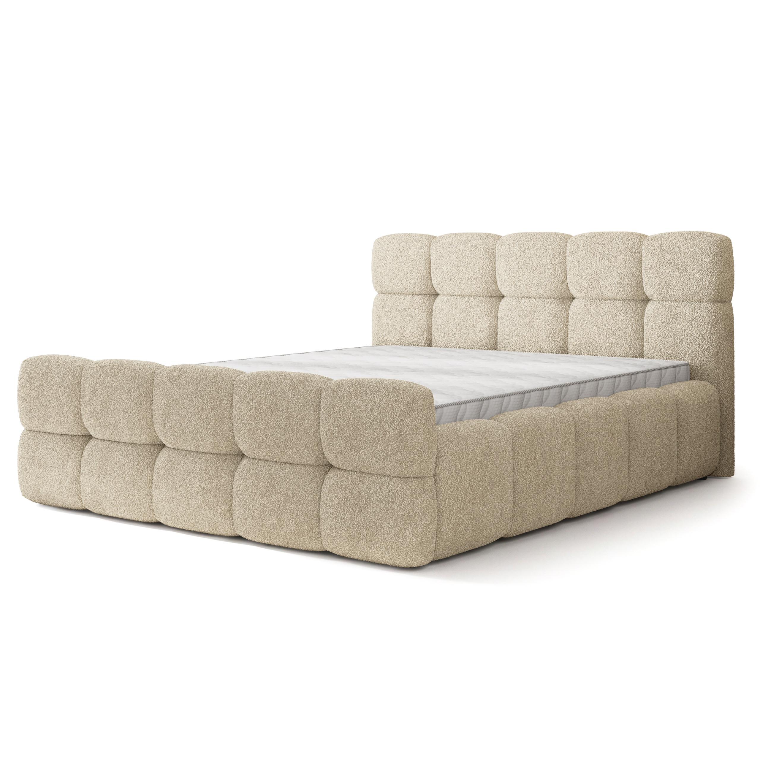 wohnli-moebel-suche-800001825119 Wohnli Möbelsuche - POLSTERBETT ELIZJA 160x200 cm mit Bettkästen - Creme