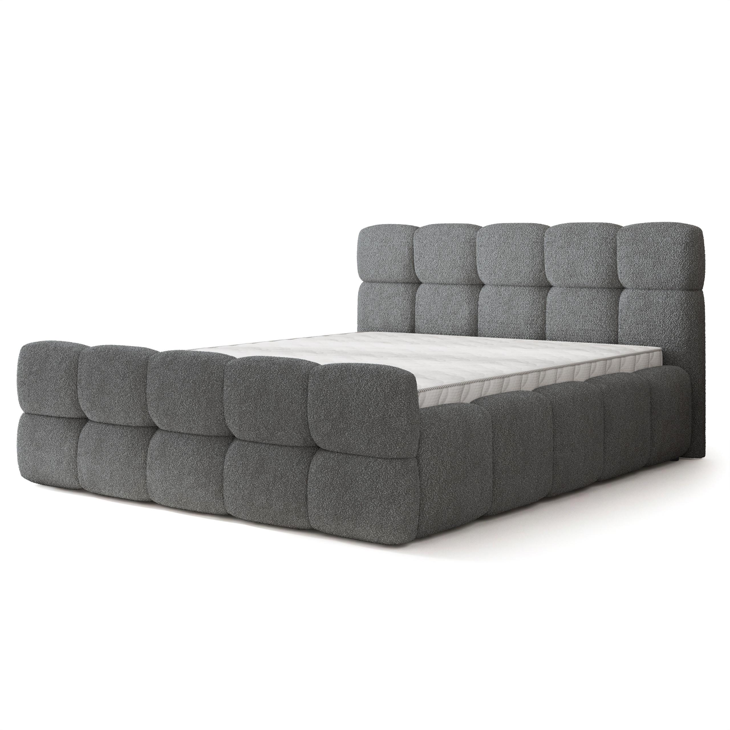 wohnli-moebel-suche-800001825131 Wohnli Möbelsuche - POLSTERBETT ELIZJA 140x200 cm mit Bettkästen - Grau