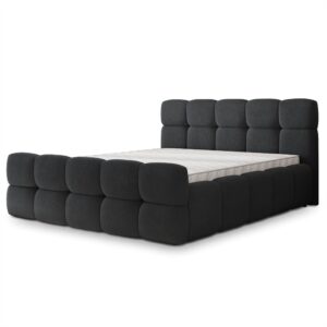 wohnli-moebel-suche-800001825175 Wohnli Möbelsuche - POLSTERBETT ELIZJA 140x200 cm mit Bettkästen - Schwarz