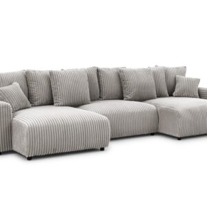 wohnli-moebel-suche-800001827686 Wohnli Möbelsuche - WOHNLANDSCHAFT Calma mit Schlaffunktion und Bettkasten im Bumpy-Design aus weichem Taupe Plüschcord