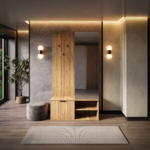 VITRINE Ondine Holz Holzwerkstoff Petits-meubles Möbel > Schränke > Vitrinen Braun