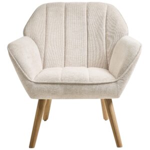 wohnli-moebel-suche-800001829978-1 SESSEL Stoff HellbeigeTorud Textil Beliani Möbel > Sessel > Polstersessel Beige