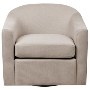 wohnli-moebel-suche-800001829985-1 DREHSESSEL Stoff Taupe Magnor Textil Beliani Möbel > Sessel > Polstersessel Taupe
