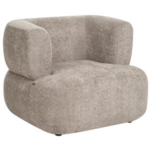 wohnli-moebel-suche-800001830022-1 SESSEL Chenillegewebe Taupe Lohja Textil Beliani Möbel > Sessel > Polstersessel Taupe