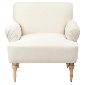 wohnli-moebel-suche-800001830056-1 SESSEL Stoff Hellbeige Fredros Textil Beliani Möbel > Sessel > Polstersessel Beige