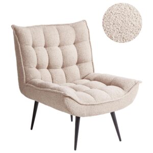 Wohnli Möbelsuche - SESSEL Bouclé Beige Alvesta
