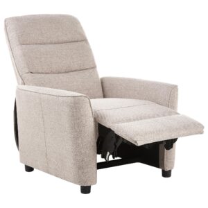 wohnli-moebel-suche-800001830076 Wohnli Möbelsuche - FERNSEHSESSEL mit Fußstütze Stoff Beige Sande