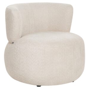 wohnli-moebel-suche-800001830089-1 SESSEL Chenillegewebe Hellbeige Volda Textil Beliani Möbel > Sessel > Polstersessel Beige