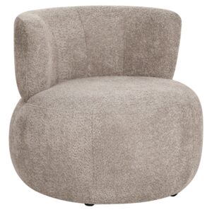 wohnli-moebel-suche-800001830090-1 SESSEL Chenillegewebe Taupe Volda Textil Beliani Möbel > Sessel > Polstersessel Taupe