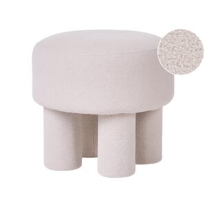 wohnli-moebel-suche-800001830164 Wohnli Möbelsuche - HOCKER Bouclé Cremeweiß Canby