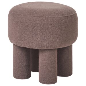 HOCKER Bouclé Braun Canby Textil Beliani Möbel > Sessel > Hocker Braun