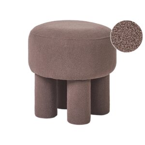 Wohnli Möbelsuche - HOCKER Bouclé Braun Canby