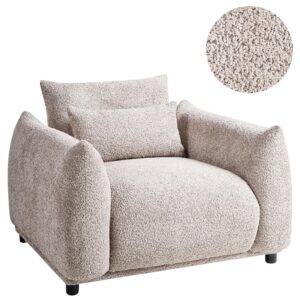 Wohnli Möbelsuche - SESSEL Bouclé Taupe Jamsa