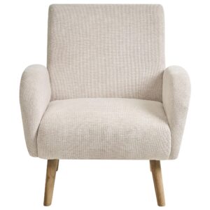 SESSEL Stoff Hellbeige Plassen Textil Beliani Möbel > Sessel > Polstersessel Beige