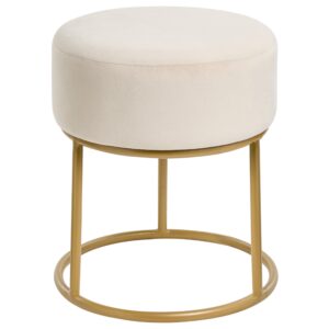 wohnli-moebel-suche-800001830300 Wohnli Möbelsuche - HOCKER Samtstoff Hellbeige Delco
