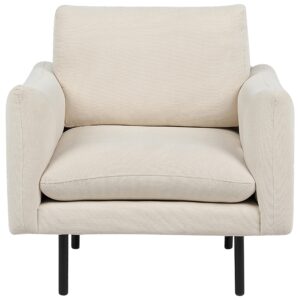 wohnli-moebel-suche-800001830352-1 SESSEL Stoff Hellbeige Vinterbro Textil Beliani Möbel > Sessel > Polstersessel Beige