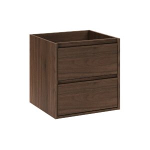 wohnli-moebel-suche-800001830829-1 WASCHTISCH 51cm Edmé Dunkles Holz Holzwerkstoff Petits-meubles Möbel > Schränke > Badezimmerschränke > Waschtische Braun