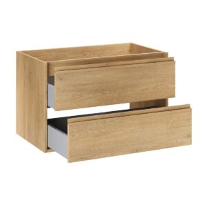 WASCHTISCH 81cm Edmé Holz Holzwerkstoff Petits-meubles Möbel > Schränke > Badezimmerschränke > Waschtische Braun