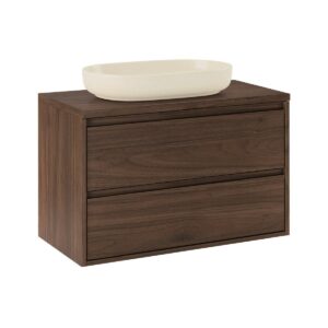 Wohnli Möbelsuche - WASCHTISCH 80cm Edmé Dunkles Holz