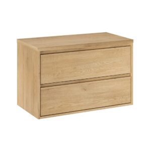 WASCHTISCH 80cm Edmé Holz Holzwerkstoff Petits-meubles Möbel > Schränke > Badezimmerschränke > Waschtische Braun