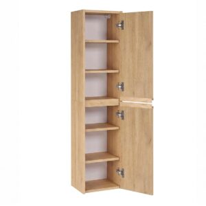 wohnli-moebel-suche-800001830878-1 HÄNGESÄULE Edmé Holz Holzwerkstoff Petits-meubles Möbel > Schränke > Badezimmerschränke Braun