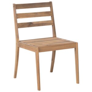 wohnli-moebel-suche-800001831284-1 GARTENSTUHL 2er-Set zertifiziertes Akazienholz Hellbraun Chioggia Holz Beliani Garten & Outdoor > Gartenmöbel > Gartenstühle Braun