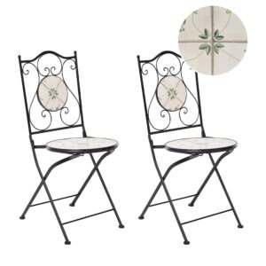 wohnli-moebel-suche-800001831286 Wohnli Möbelsuche - GARTENSTUHL 2er-Set klappbar Metall Schwarz Carona