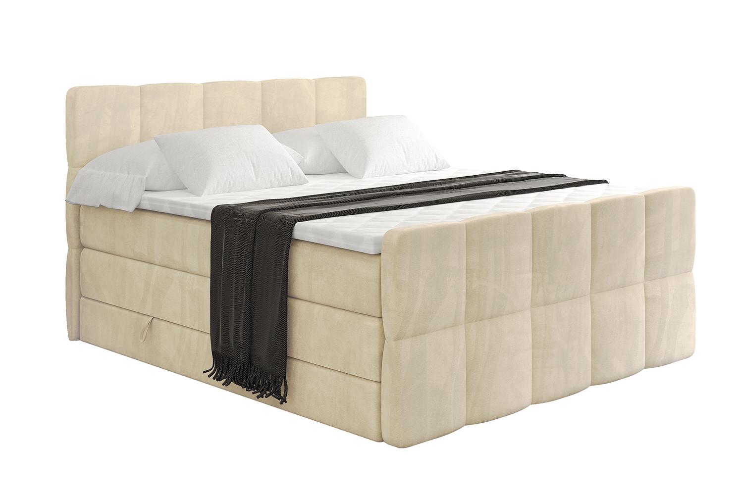wohnli-moebel-suche-800001834497 Wohnli Möbelsuche - BOXSPRINGBETT mit Matratze und Lattenrost - LIRO-Z KING-180x200 - Beige Monolith