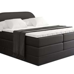 wohnli-moebel-suche-800001834614 Wohnli Möbelsuche - BOXSPRINGBETT mit Matratze und Lattenrost - NOX KING-200x200 - Schwarz