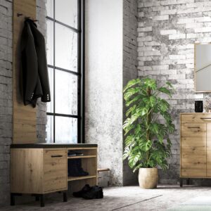wohnli-moebel-suche-800001834682-1 EINGANGSMÖBEL Liora Holz Holzwerkstoff Petits-meubles Garderoben > Garderobenhaken Braun
