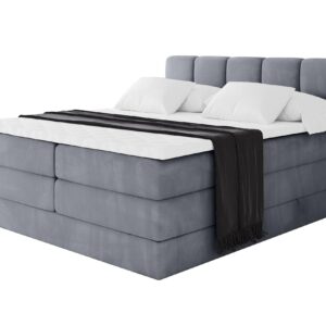 wohnli-moebel-suche-800001834720 Wohnli Möbelsuche - BOXBETT mit Matratze H3/H4 - FAMA KING - 140x200 cm Grau Casablanca