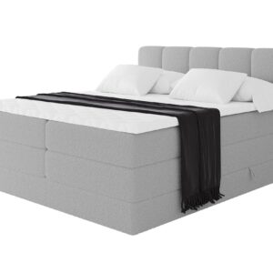 wohnli-moebel-suche-800001834748 Wohnli Möbelsuche - BOXBETT mit Matratze H3/H4 - FAMA KING - 160x200 cm Hellgrau Quelle