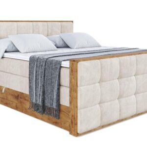 wohnli-moebel-suche-800001835041 Wohnli Möbelsuche - BOXSPRINGBETT mit Matratze H3|H4 und Lattenrost - LOLLI7-Z KING-180x200 - Beige Casablanca